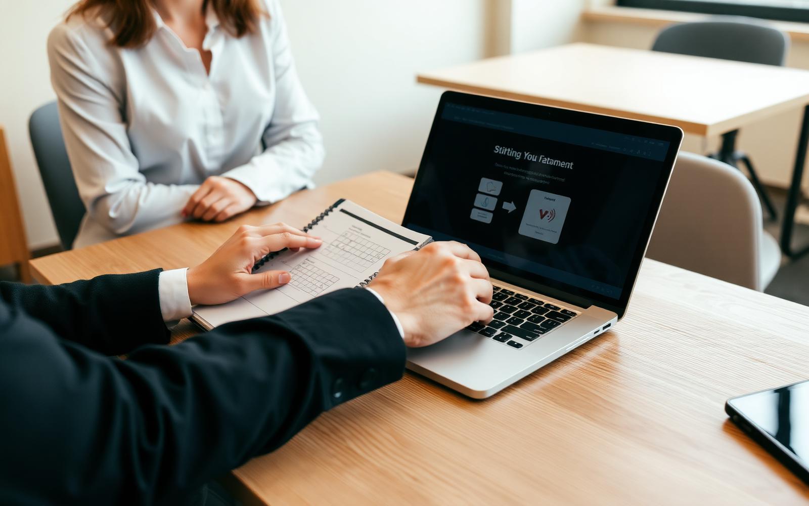 Beratungsgespräch bei WebseiteX